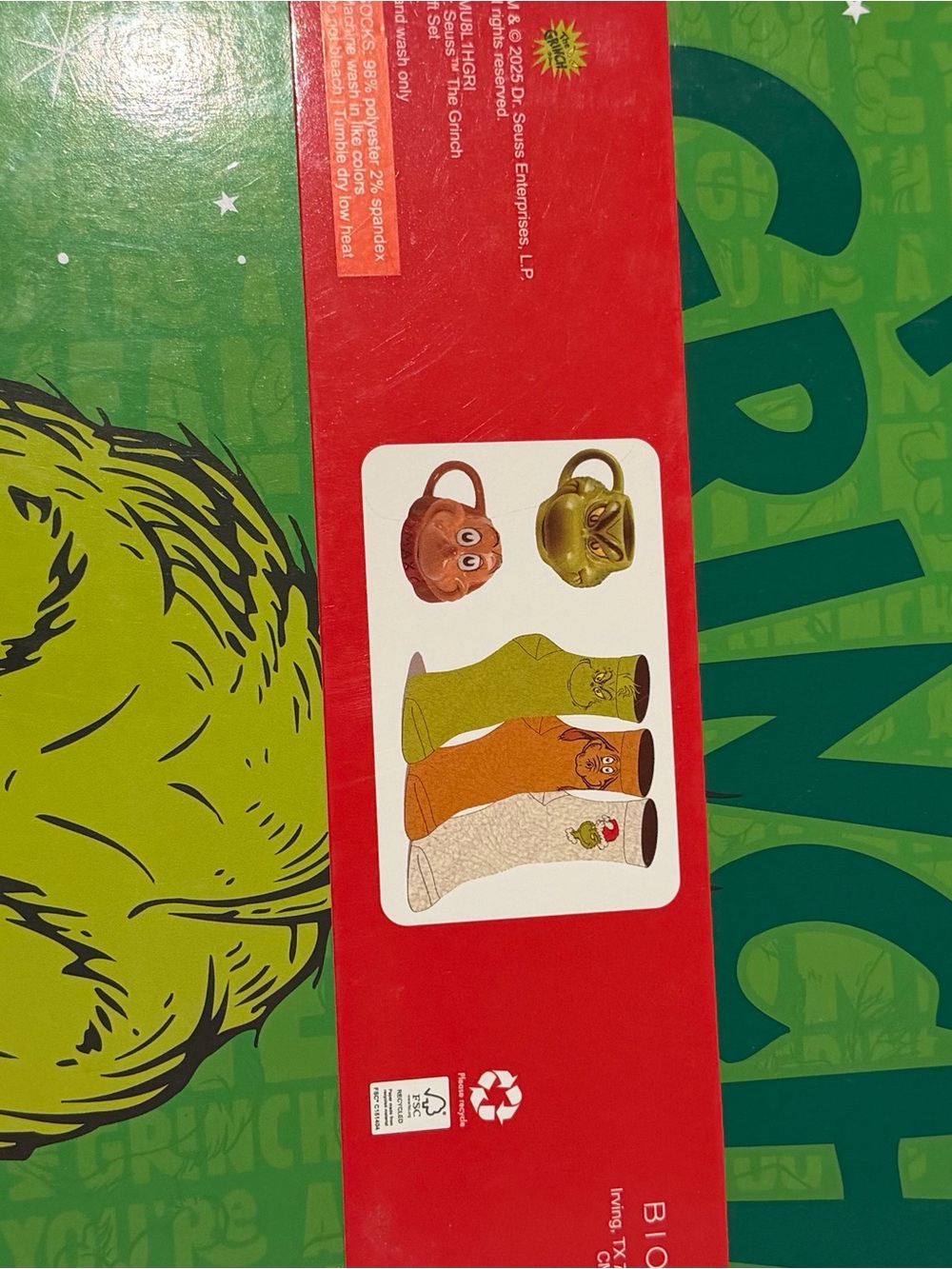 The Grinch Holiday Gift Set - Green Accent - Picture 2 of 2